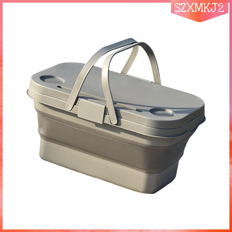 Giỏ Đựng Đồ Dùng Có Thể Gấp Gọn Tiện Dụng Mang Theo Cắm Trại / Dã Ngoại