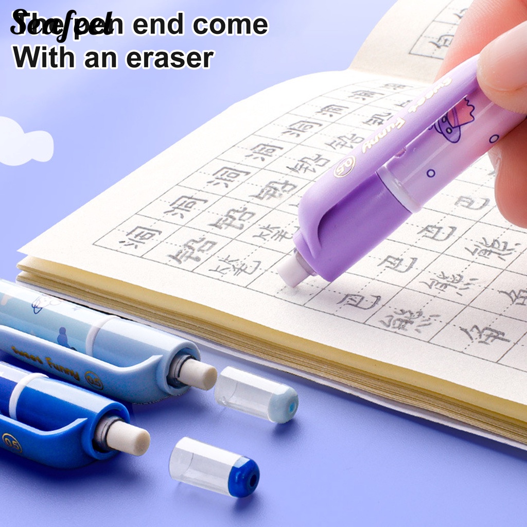 1 Bộ Bút Chì Cơ Kèm Gôm Tẩy Hình Thỏ Đáng Yêu