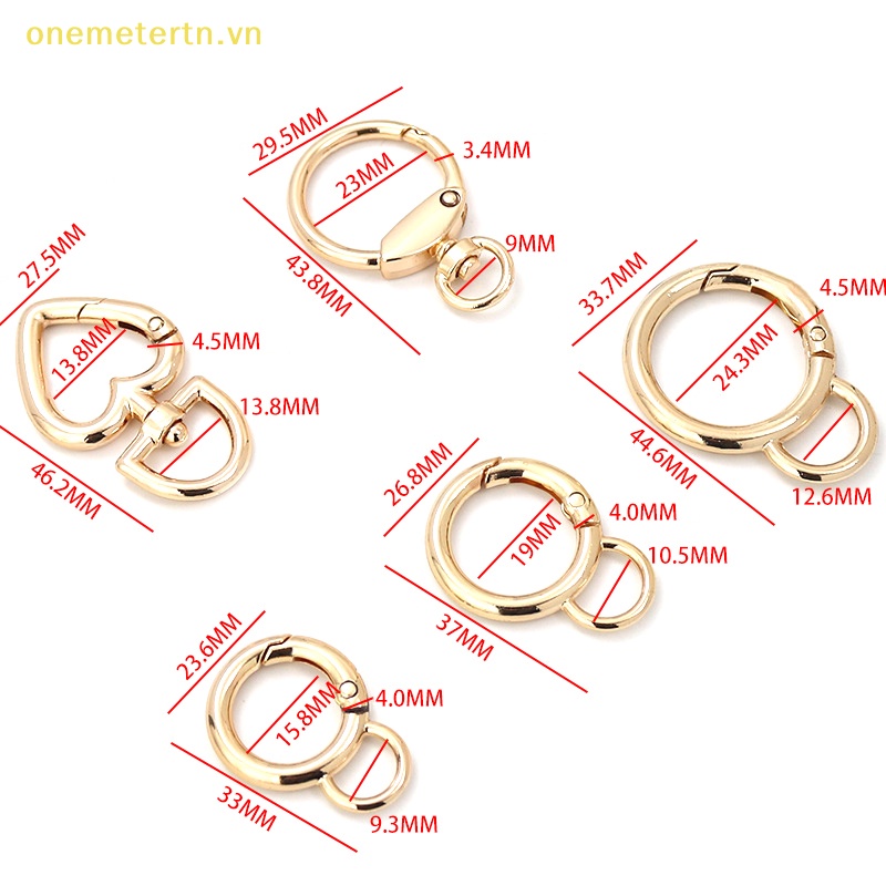 Onemetertn 1 Móc Chìa Khóa Bằng Kim Loại DIY