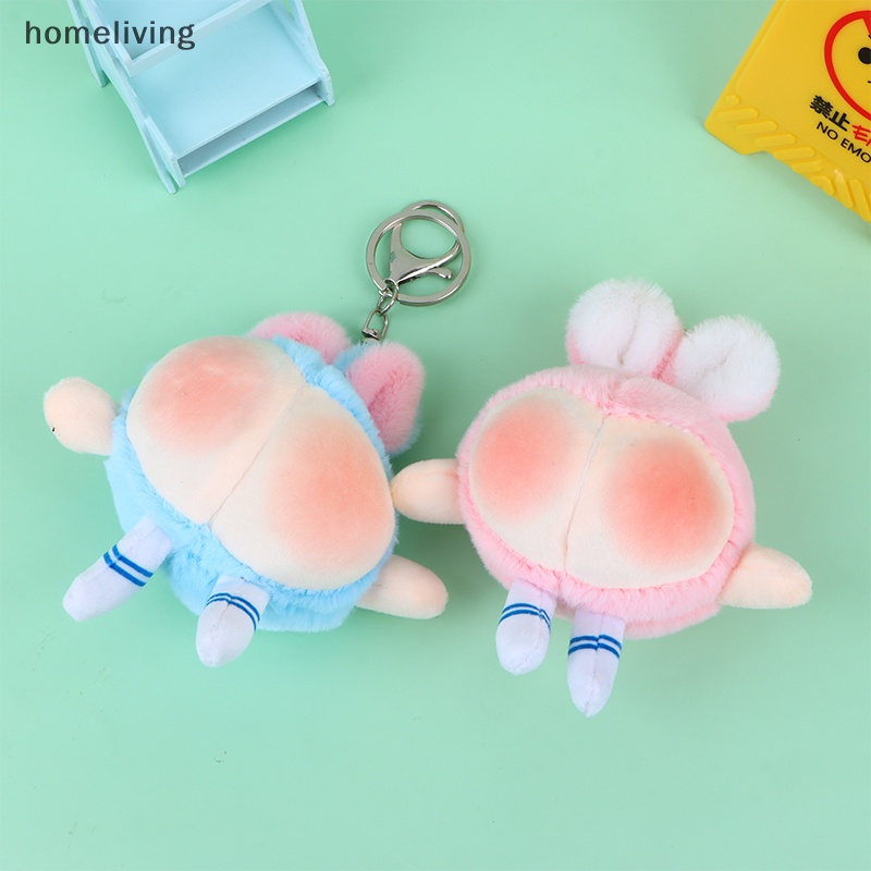 Móc Khóa Hình Mông Thỏ Nhồi Bông Đáng Yêu