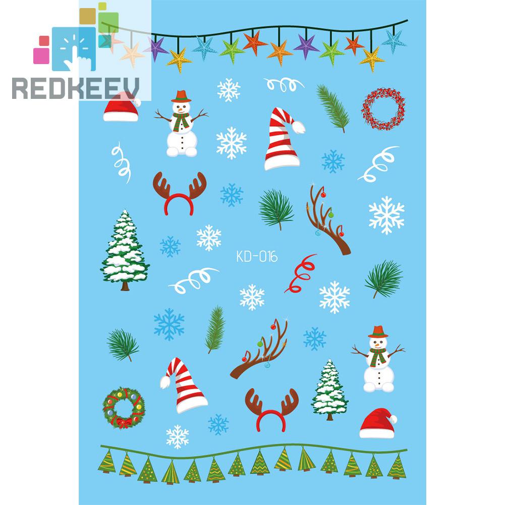 Bộ 12 Miếng Dán Trang Trí Móng Tay Họa Tiết Hoạt Hình Dễ Sử Dụng DIY