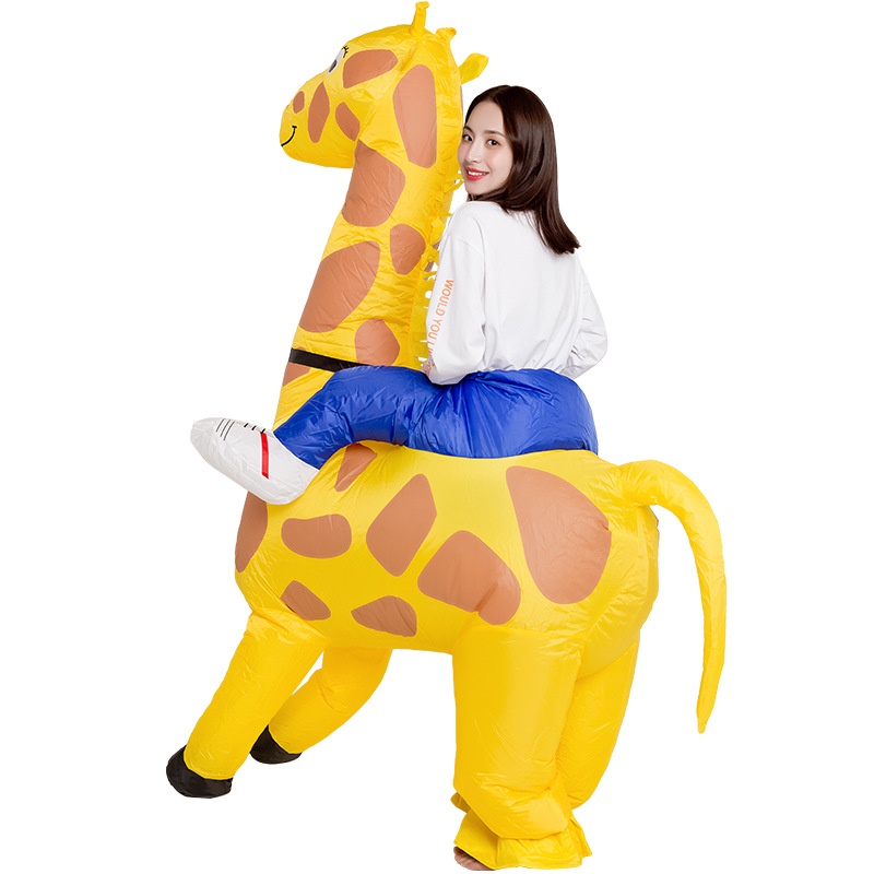Bộ Đồ Hóa Trang Hươu Cao Cổ Bơm Hơi Hóa Trang Halloween
