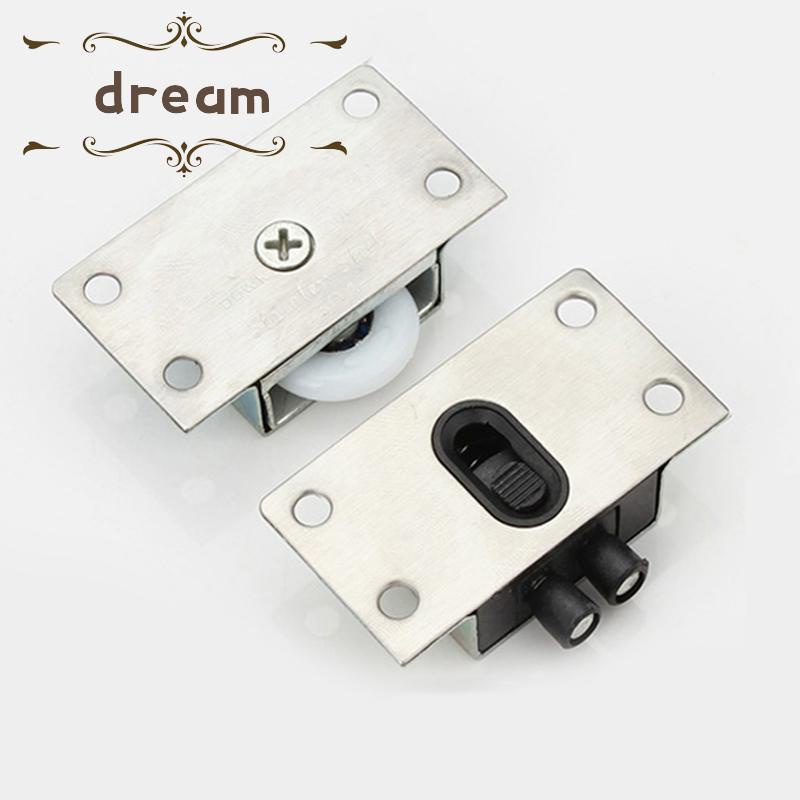 【DREAMLIFE】Door Rollers Stainless Steel Sliding Cupboard Hanging Furniture Replacement