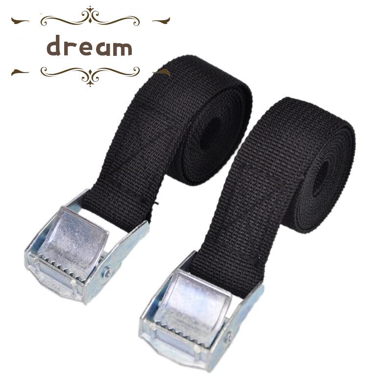 【DREAMLIFE】Lashing Straps Heavy Duty Black Securing Fasten Adjustable Car roof rack