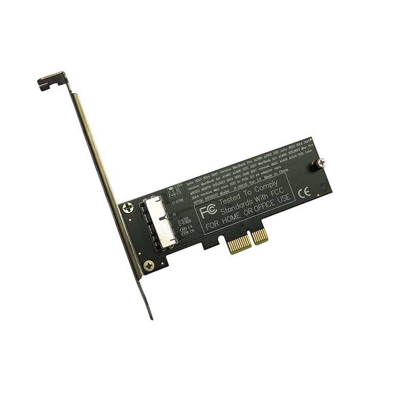 Bộ chuyển đổi card riser pcie x1 cho macbook air a1466 a1465 me864 me865 me866 md711 md712 md760 md761 ssd