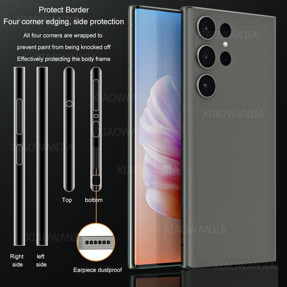 Miếng Dán Hydrogel Siêu Mỏng Trong Suốt Mặt Nhám Bảo Vệ Cho Samsung Galaxy S23 S24 Ultra