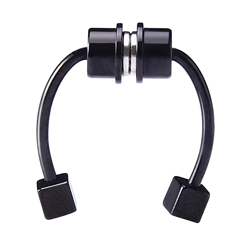 Khuyên Mũi Giả Xỏ Tai Bằng Thép Không Gỉ Hít Nam Châm Thời Trang Cho Nữ