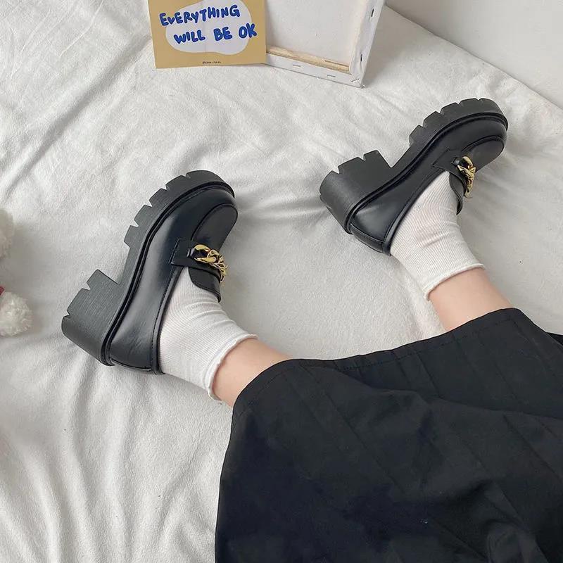 HHH  Giày Mary Jane Lolita  phong cách Pháp đế cao Giày Búp Bê Đế da mềm đế êm thời trang 2023NEW Cho Phong cách Độc đáo Thanh lịch Stylish B92G011 37Z230910