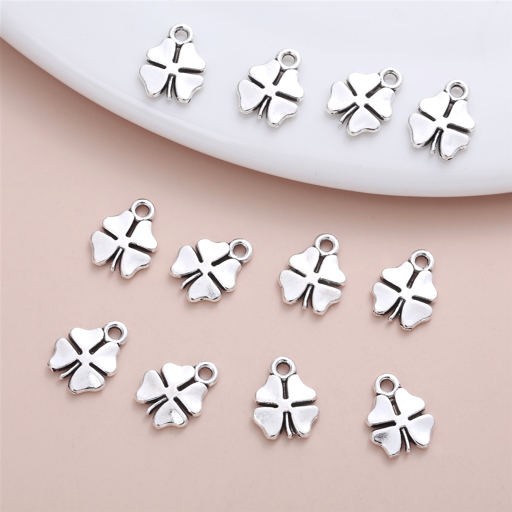 Set 40 Mặt Vòng cổ Hình Cỏ Bốn Lá Xinh Xắn Cho Nữ