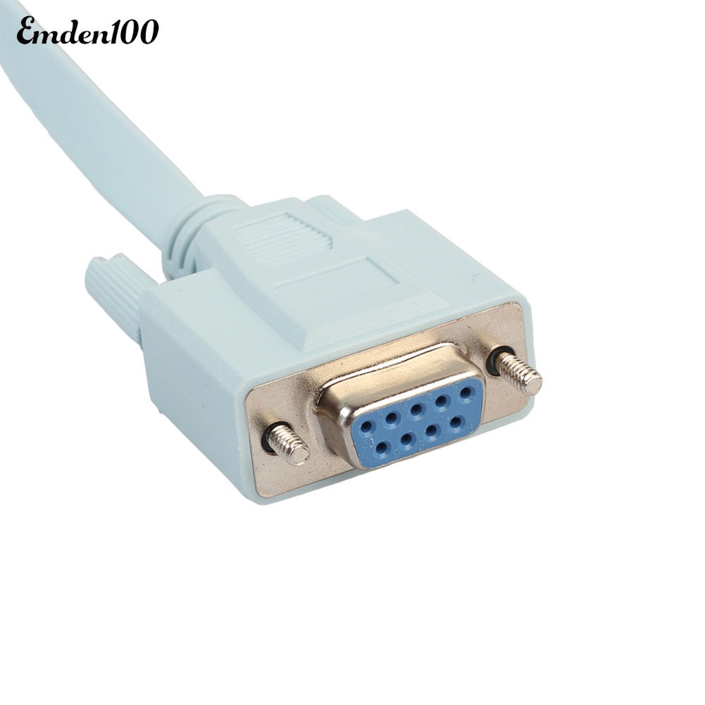 Dây Cáp Mạng 5ft 9Pin DB9 Serial RS232 Sang RJ45 Cat5 Ethernet Cho Cisco Emden 5ft Emden 9Pin DB9 Serial RS232