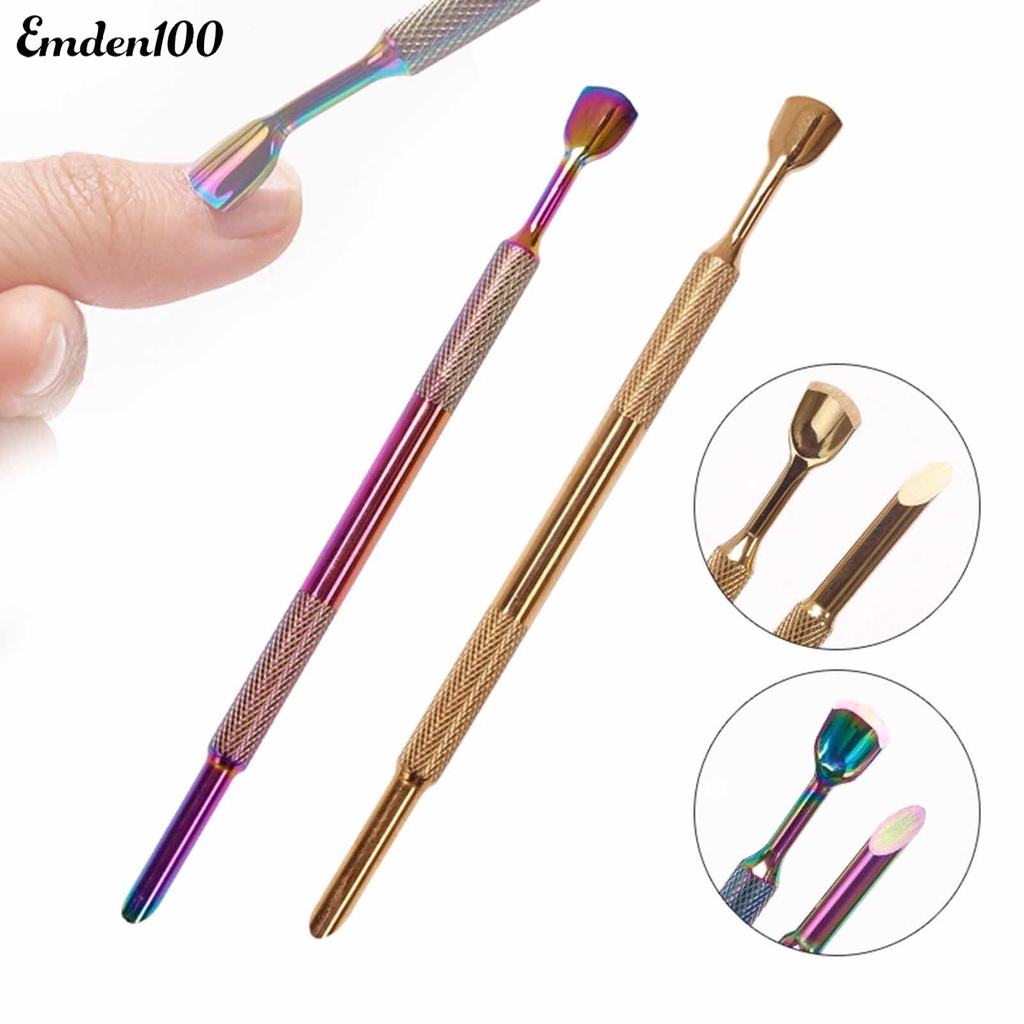 Dụng Cụ Cắt Móng Bằng Thép Không Gỉ Hai Đầu Dạng Cong / Vòng Cung