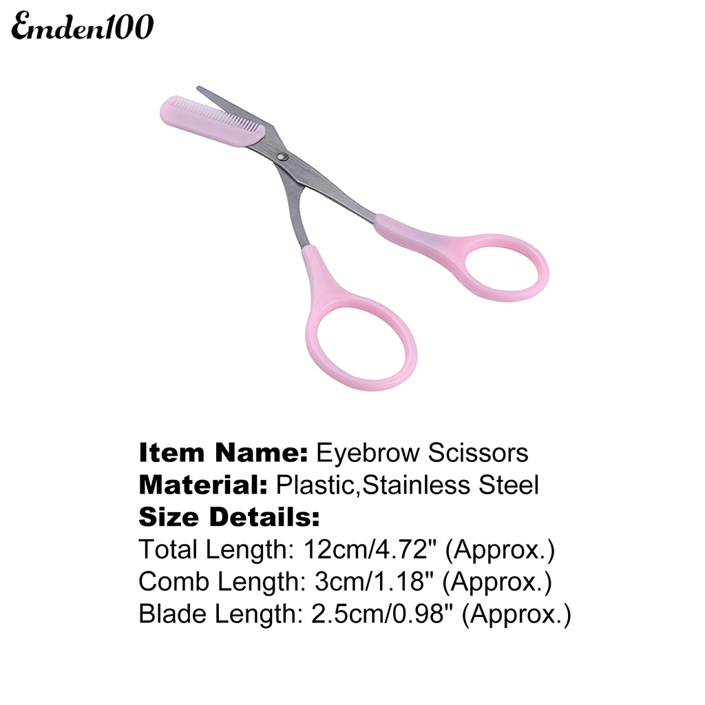 Kéo Tỉa Lông Mày Emden Bằng Nhựa Tiện Lợi