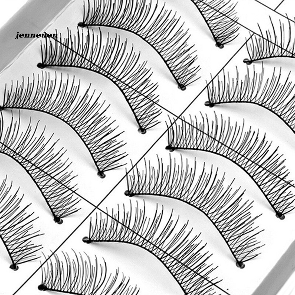 Set 10 Cặp Lông Mi Giả Mềm Tự Nhiên Handmade JEN