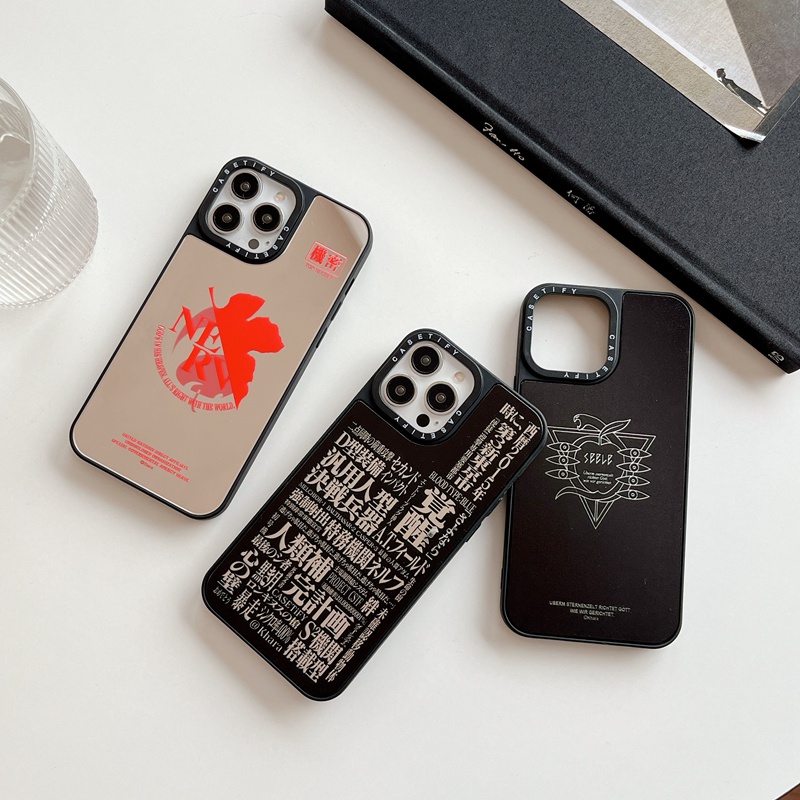 Ốp Điện Thoại silicone Mềm Mặt Gương eva Cho iphone 15 xr 11 12 13 14 plus pro max