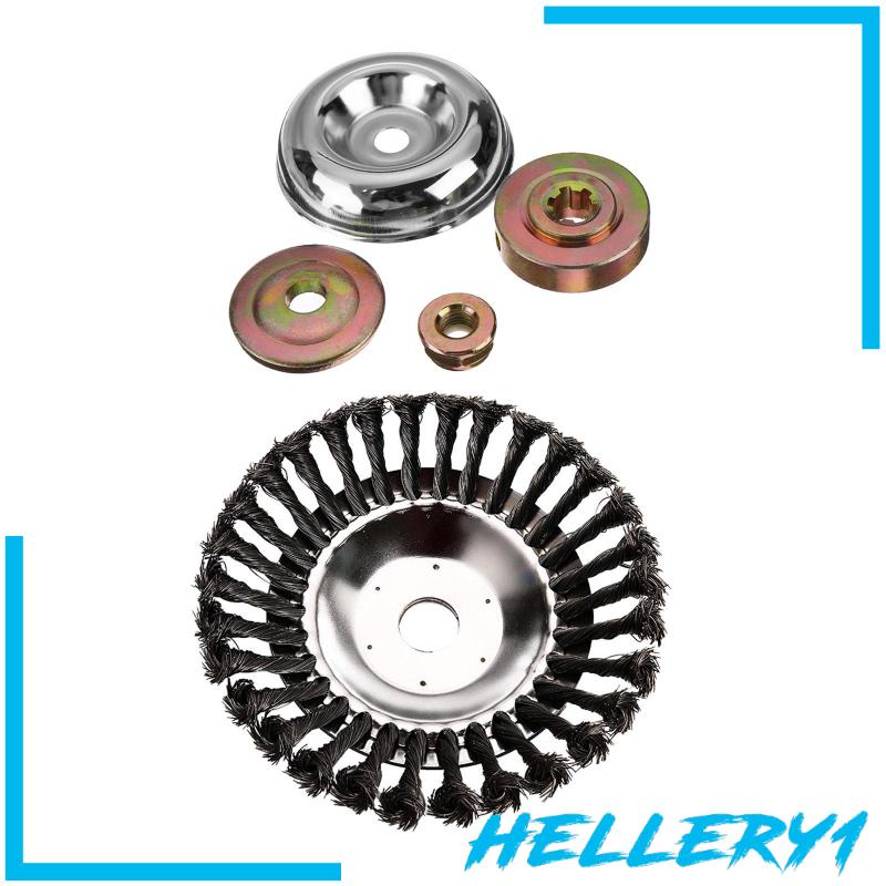 Đầu Bàn Chải Sợi Thép Phủ Dây Xoay Làm Sạch Rỉ Sét