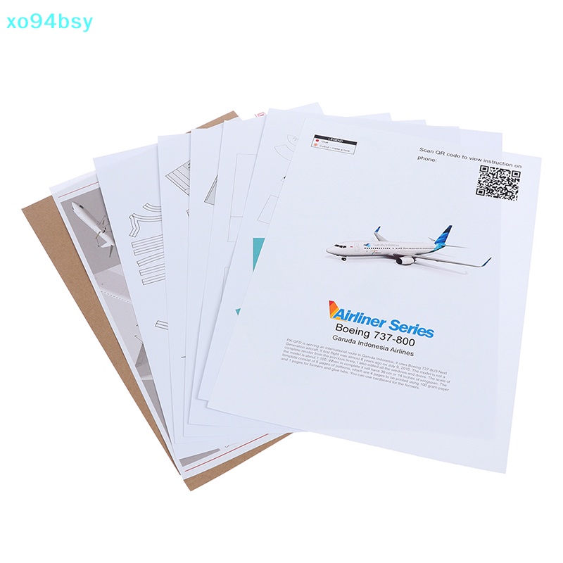 Mô Hình Máy Bay 3D Tự Lắp Ráp 737-800 Tỉ Lệ 1: 100 XO94BSY