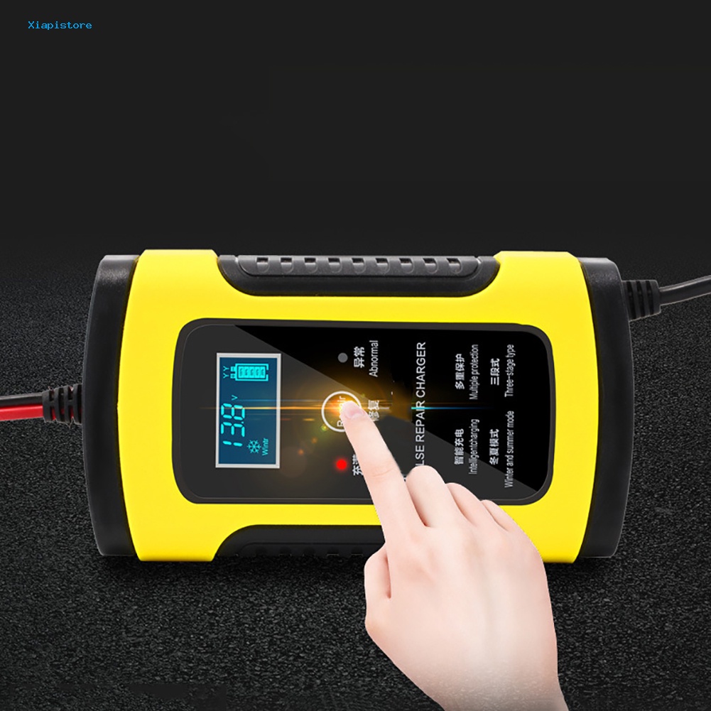 Bộ Sạc Pin Toàn Diện Tự Động Màn Hình LCD 12V 6A Cho Động Cơ Xe Hơi