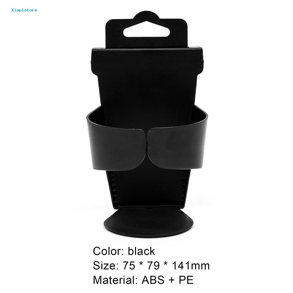 Bộ 2 Giá Đỡ Cốc / Chai Nước Màu Đen Có Thể Điều Chỉnh Gắn Cửa Xe Hơi / Xe Tải