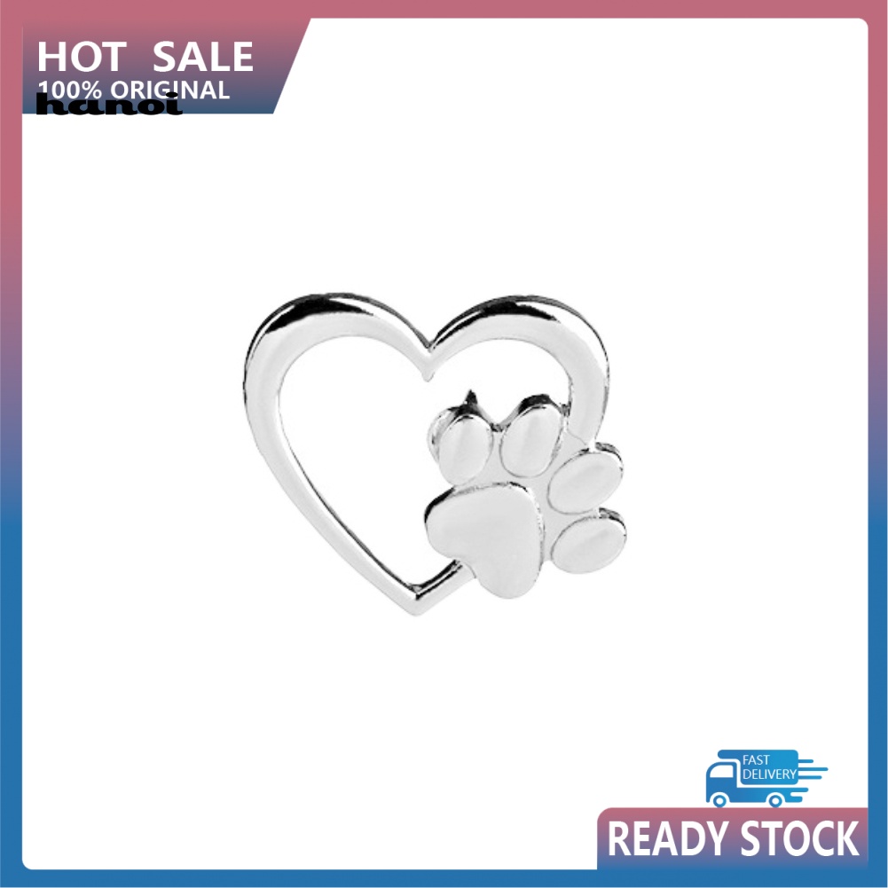 Ghim Cài Áo Hình Trái Tim Đính Đá Nhân Tạo Thời Trang