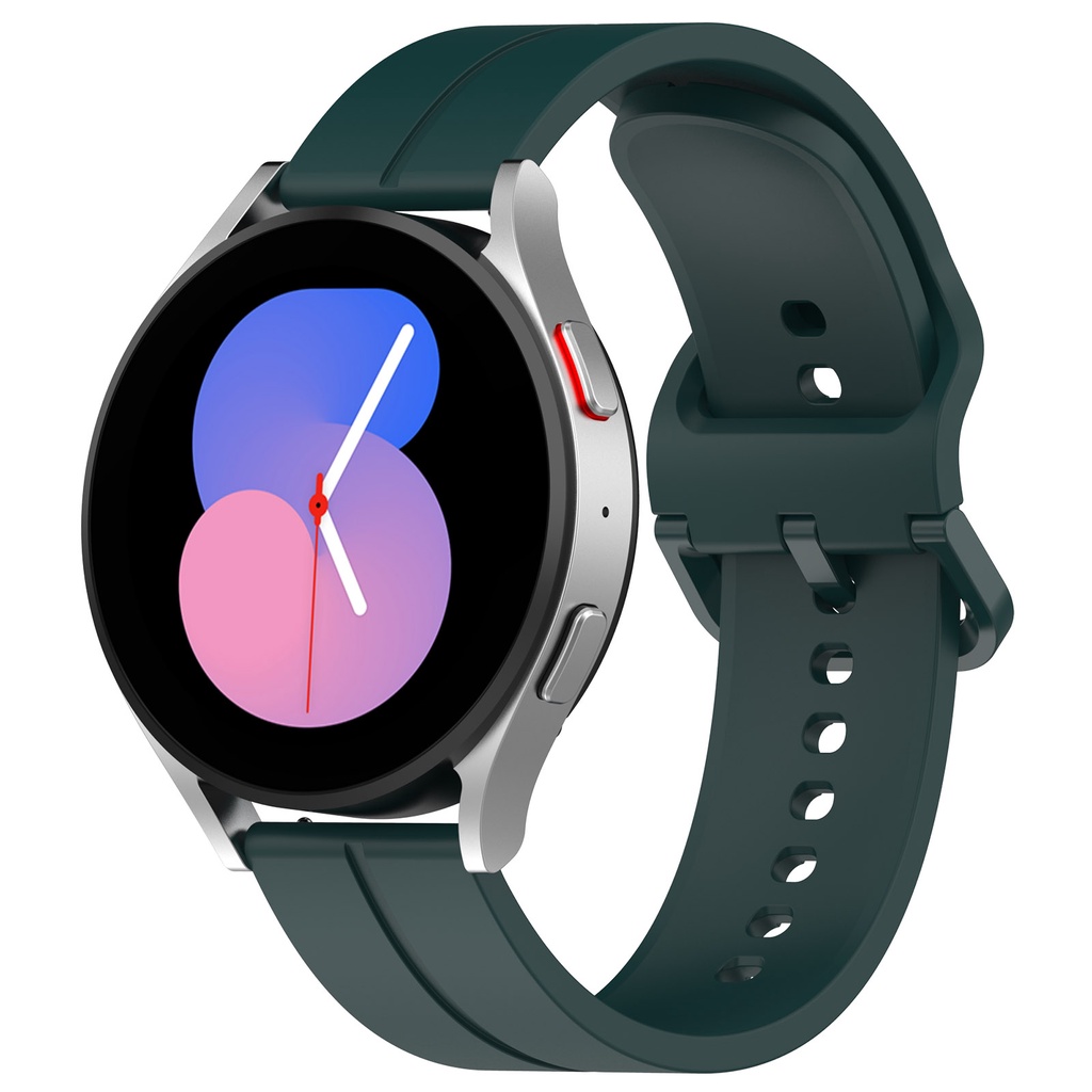 Dây Đeo Bằng Silicone 20mm 40 / 44mm Cho Đồng Hồ Thông Minh Samsung Galaxy Watch Active 2 5 / 4 / 3