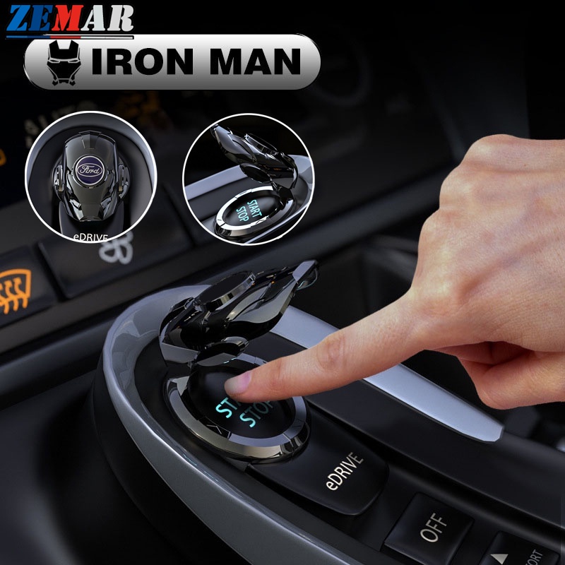 Khung Bảo Vệ Công Tắc Khởi Động Một Nút Bấm Cho Xe Hơi Ford Fiesta Ranger Ecosport Focus Everest Mustang Escape