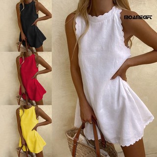 Đầm Mini Màu Trơn Dáng Ôm Gợn Sóng Thời Trang Mùa Hè Cho Nữ