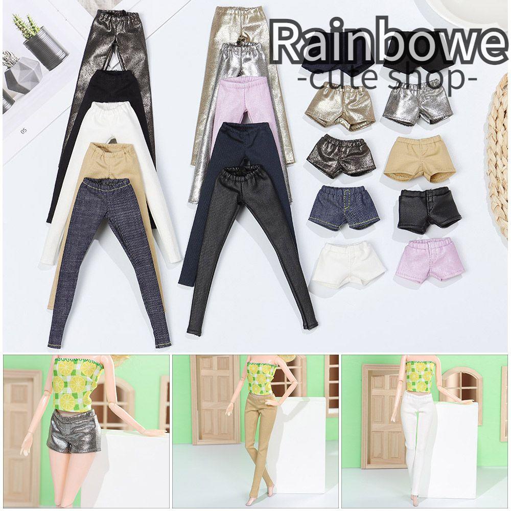 Quần short/ Quần dài da PU co giãn tốt thời trang 20 màu sắc tùy chọn dành cho búp bê 1/6
