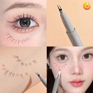 Bút kẻ mắt 2 đầu / 2 ngòi lông mi / bút kẻ mắt chống nhòe lâu trôi