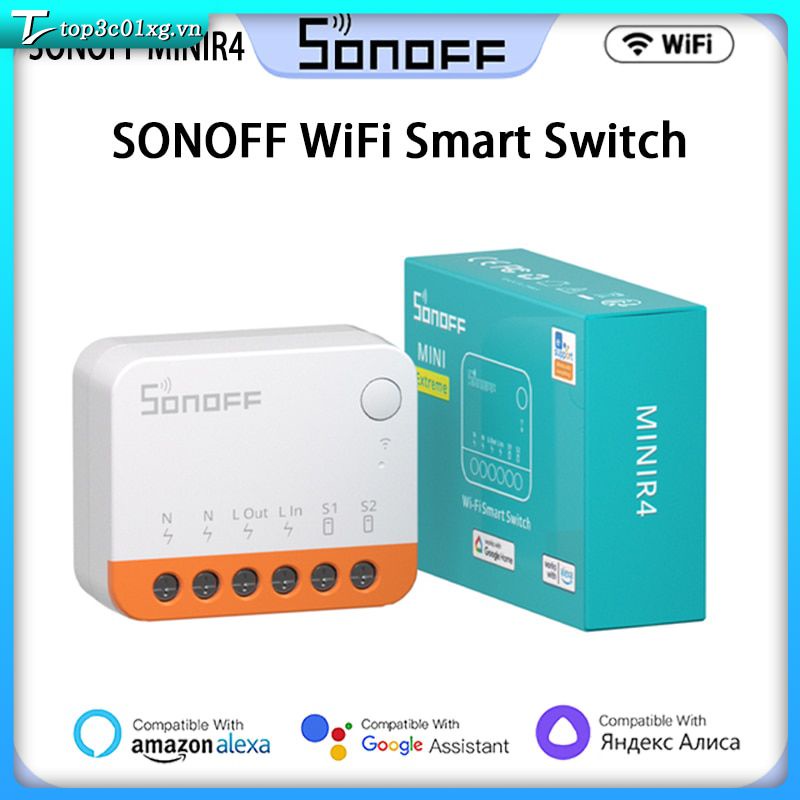 GOOGLE Mô Đun Công TắC Wifi Thông Minh SONOFF MINI R4 2 Chiều R5 S-MATE Chuyên DụNg Cho Gia ĐìNh
