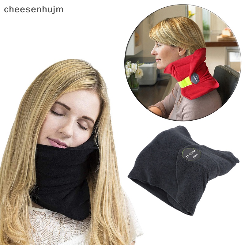 Gối Kê Cổ Mềm Mại Thoải Mái Giảm Đau Hình Chữ VC Dùng Khi Đi Máy Bay / Văn Phòng