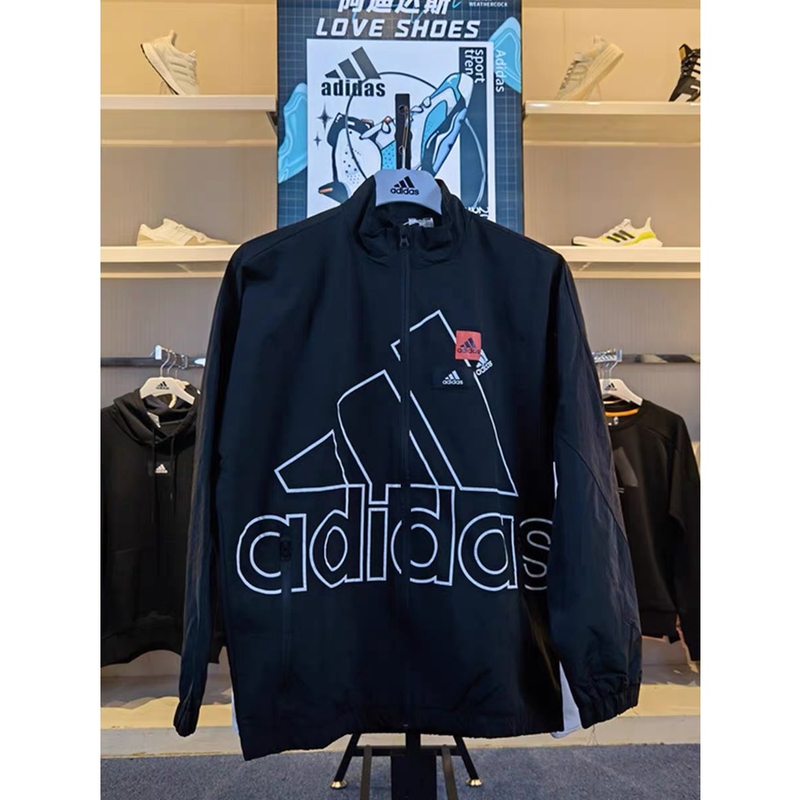 Áo Khoác Thêu Logo Adidas Chính Hãng 100%