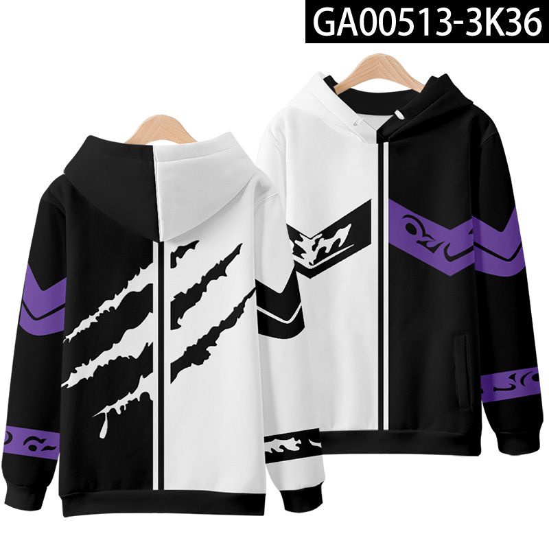 Áo Khoác Hoodie Có Khóa Kéo In Hình Kamen Rider W Joker Decade 3D Thời Trang Thu Đông Dành Cho Nam Nữ