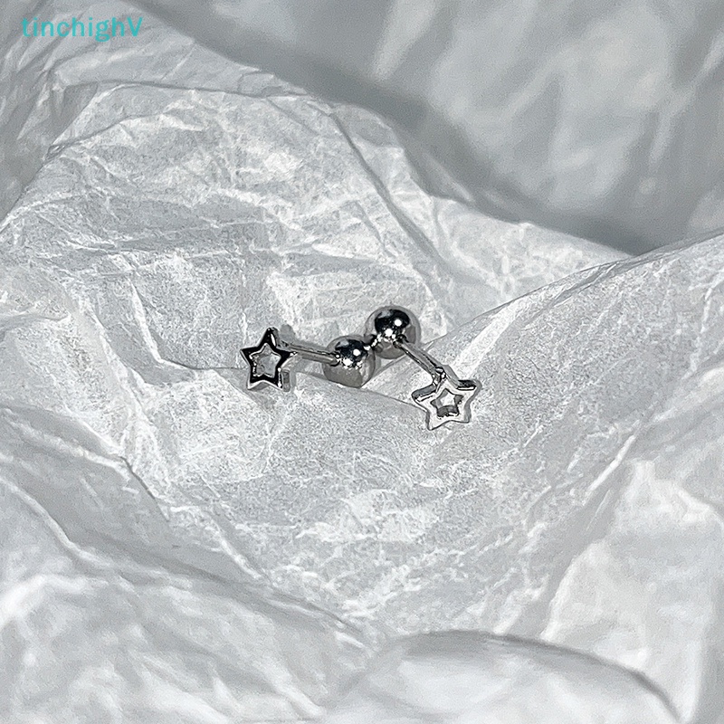 1 Đôi Bông Tai Hình Ngôi Sao Năm Cánh Đính Đá Lấp Lánh Thời Trang Cho Nữ