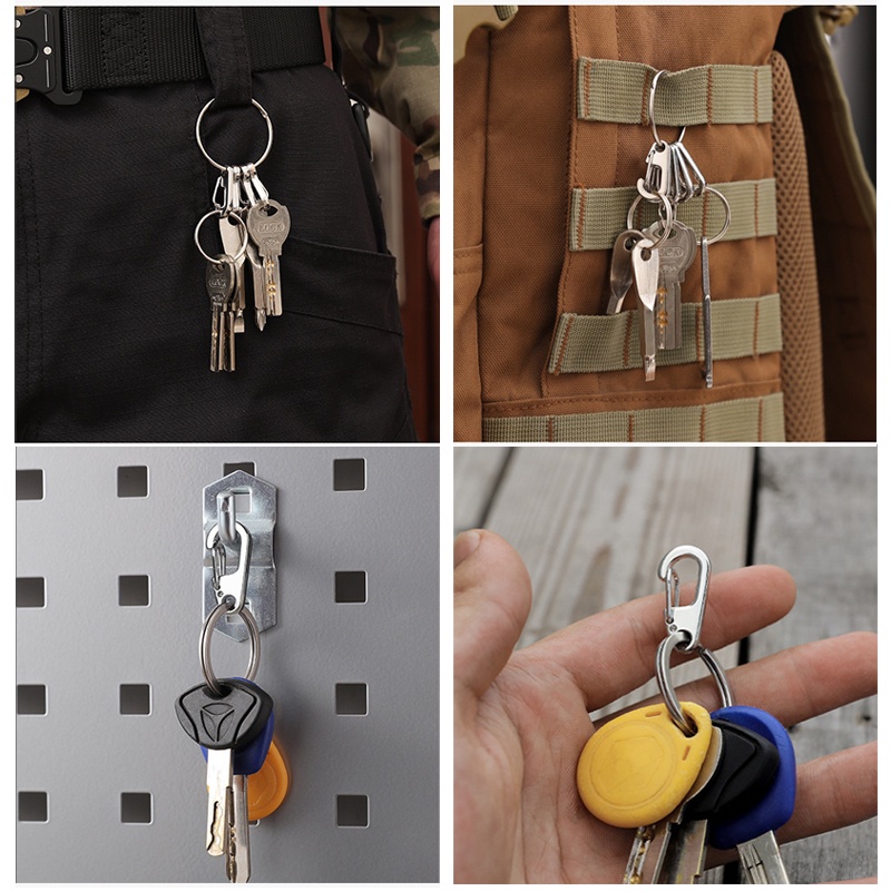 Móc Khóa Carabiner Mini Đa Năng Tiện Dụng