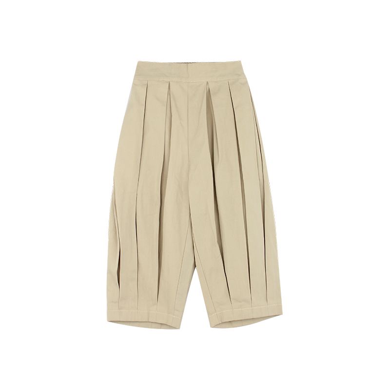 Quần Dài Xếp Ly Màu Trơn Phong Cách Hàn Quốc Thời Trang Mùa Xuân Cho Bé Gái