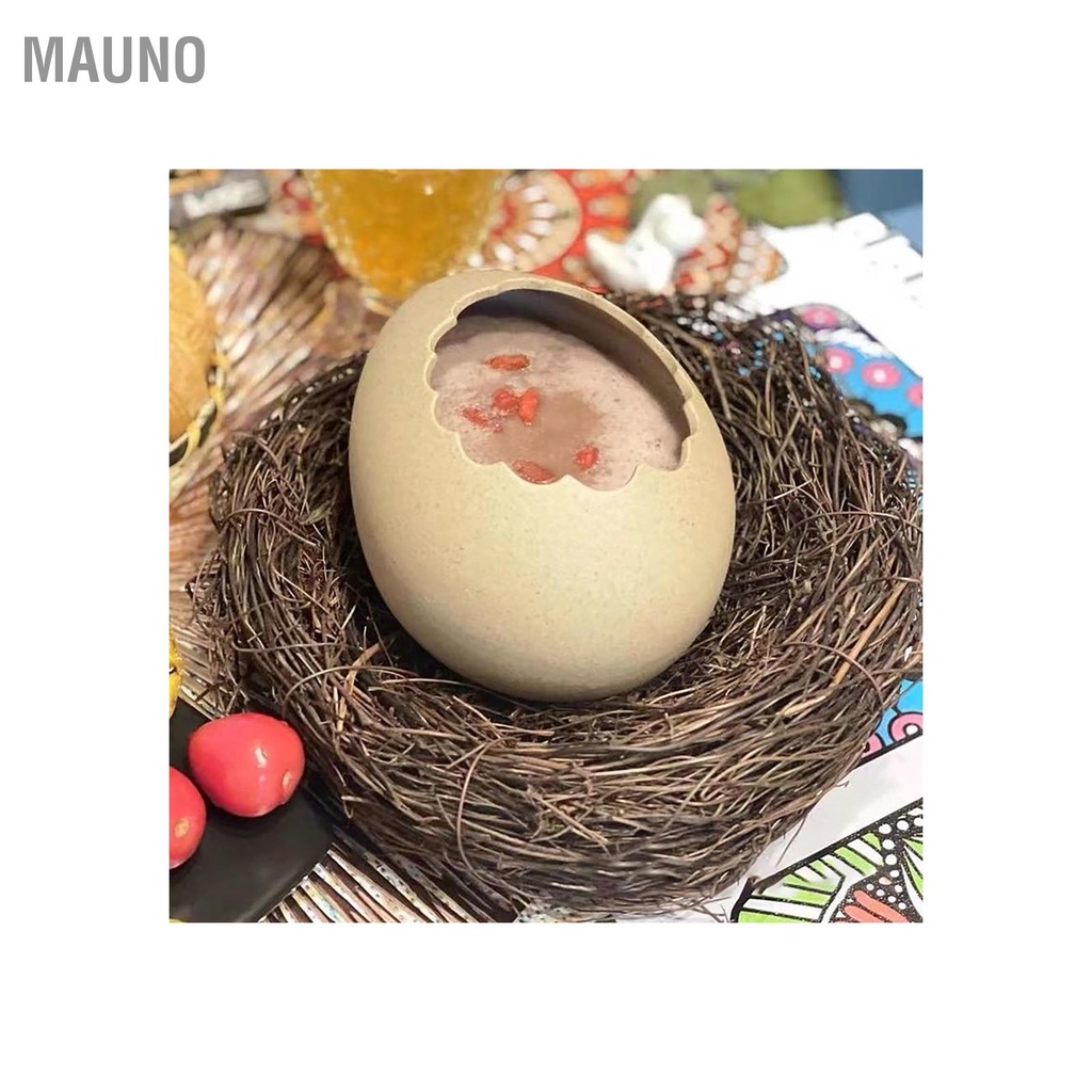 Mauno Sáng Tạo Ăn Liền Bát Gốm Hình Vỏ Trứng Cho Kem Tráng Miệng Cơm Canh Máy Rửa Chén An Toàn