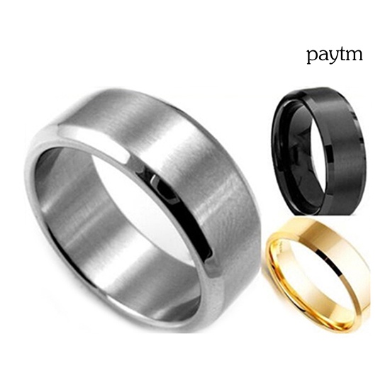 Nhẫn Thép Titan Thời Trang Unisex