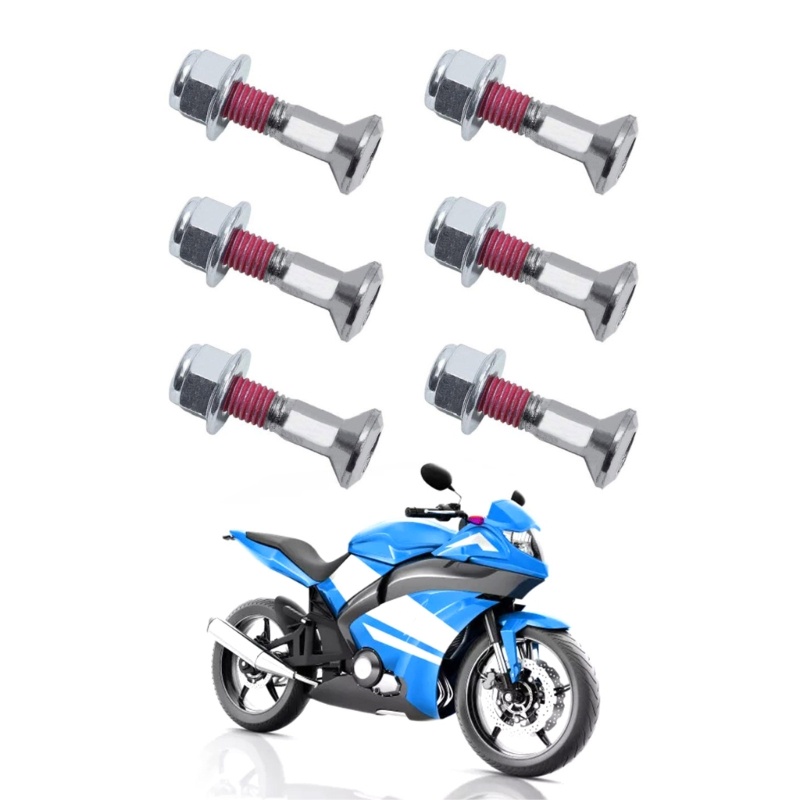 Bộ 6 Ốc Vít Và Vòng Đệm Chuyên Dụng Cho Xe Máy Dirt Bike