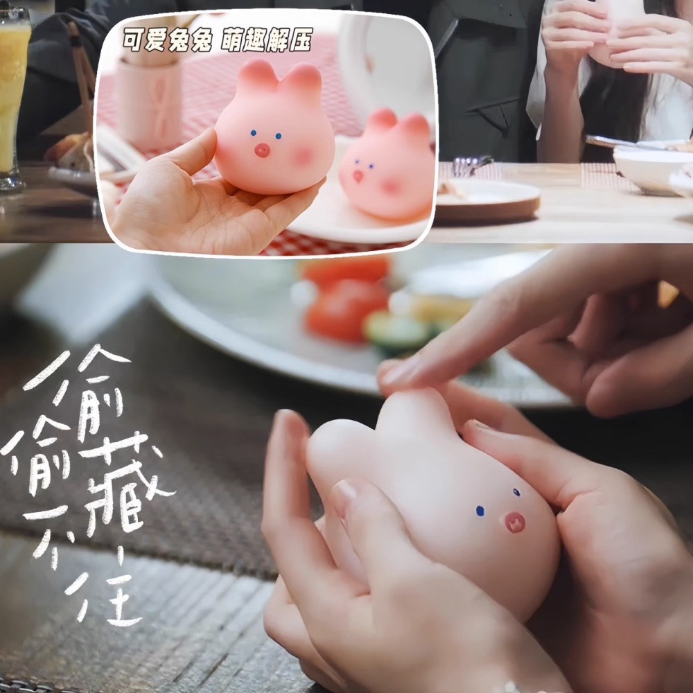 Đồ Chơi Nắn Bóp Đàn Hồi Giảm Stress Hình Động Vật Dễ Thương