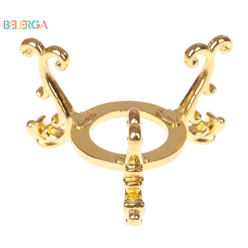 Đế đỡ trứng đá quý mạ vàng đế đỡ Quả cầu pha lê giá đỡ trang trí mới