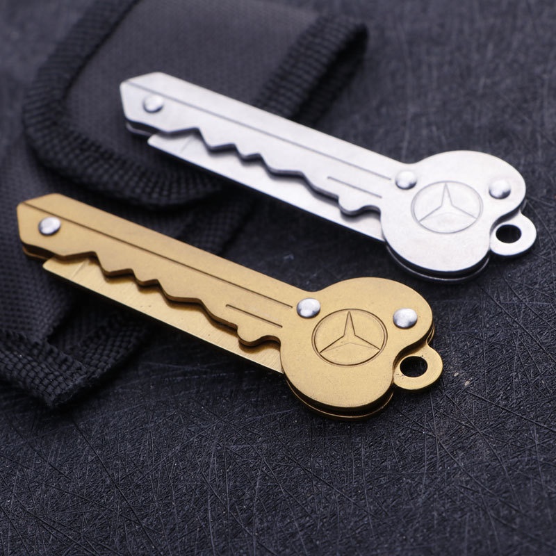 Dao Gấp Mini Hình Chìa Khóa - Tiện Lợi Treo Móc Khóa