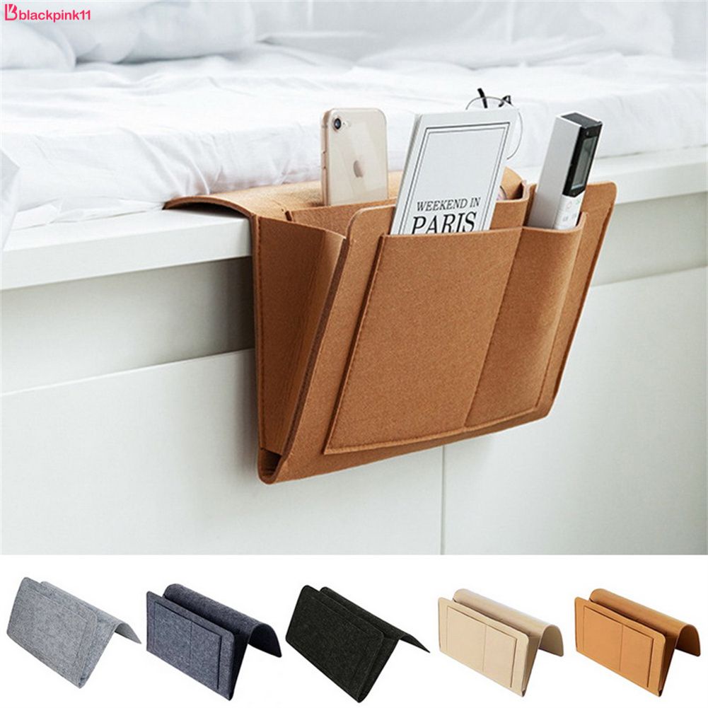 Túi Nỉ Đầu Giường Túi Đựng Đồ Giường Túi Để Bàn Ghế Sofa Tv Treo Caddy Ghế Dài Túi Đựng Giá Đỡ Giường Túi blackpink11