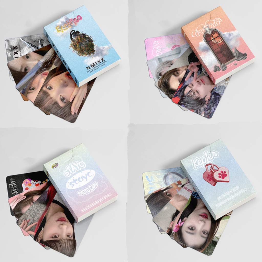 50pcs/box BT-S ITZY NMIXX EN-HYPEN STAYC Kep1er Photocards Album Lomo Cards Bangtan Boys ENHYPEN Kpop Postcards Kpopfan store