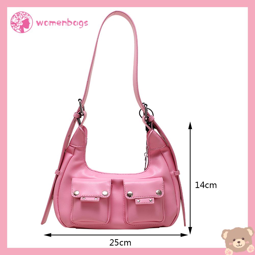 ✿ Bộ Phụ Kiện Cho Máy Tính Bảng WB WB WB WB ✿ Túi Xách Mua Sắm Da PU Hai Ngăn Màu Trơn Di Động Tùy Chỉnh Kích Thước Nhỏ Gọn Thời Trang Cho Nữ