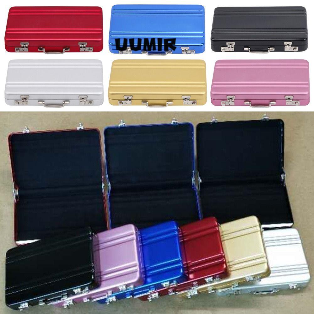 UUMIR Hộp Đựng Thẻ Hình Vali Mini Bằng Hợp Kim Nhôm Cao Cấp