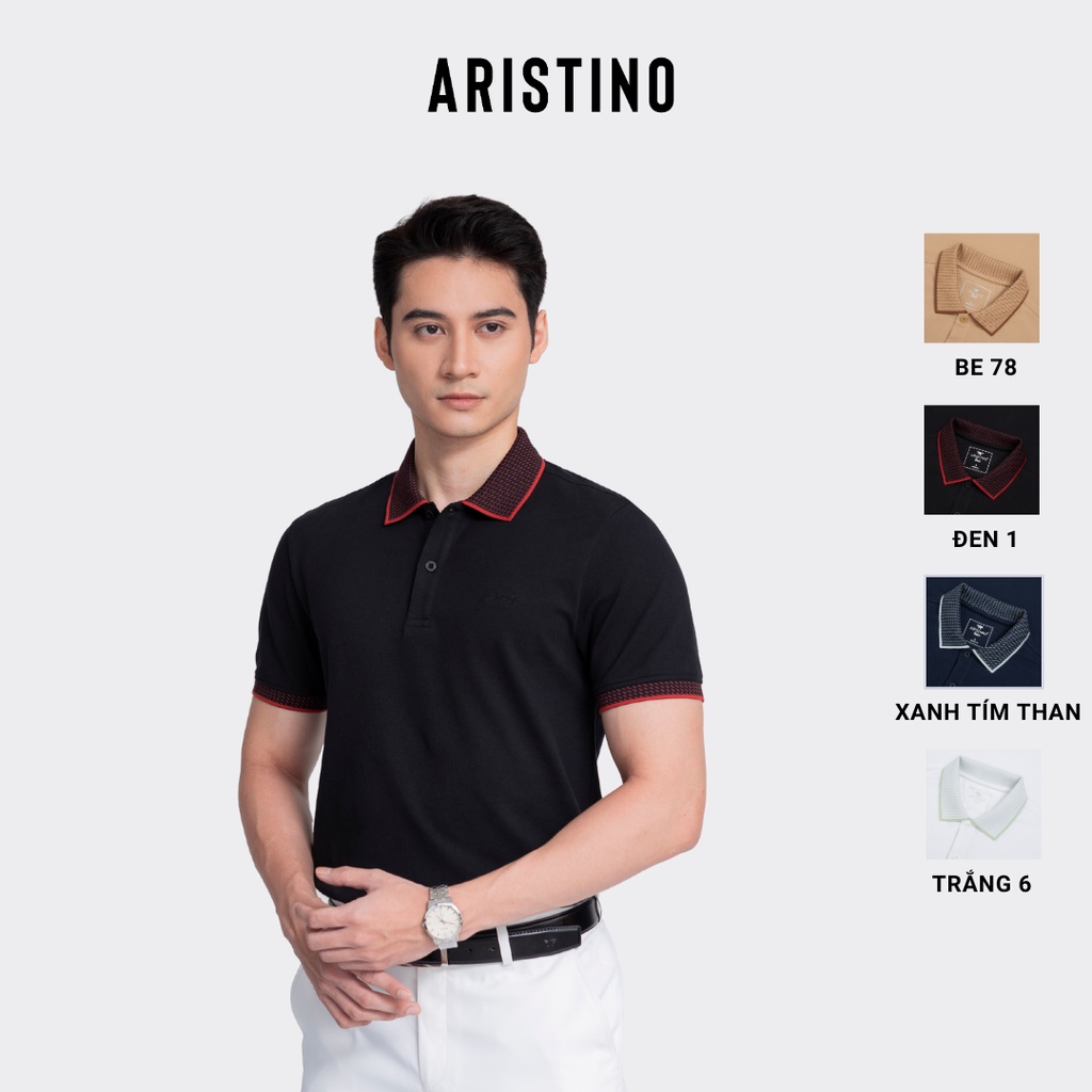 [MỚI] Áo polo nam ngắn tay ARISTINO phom Regular fit, chất liệu Cotton thoáng mát, thấm hút tốt - APS169S3