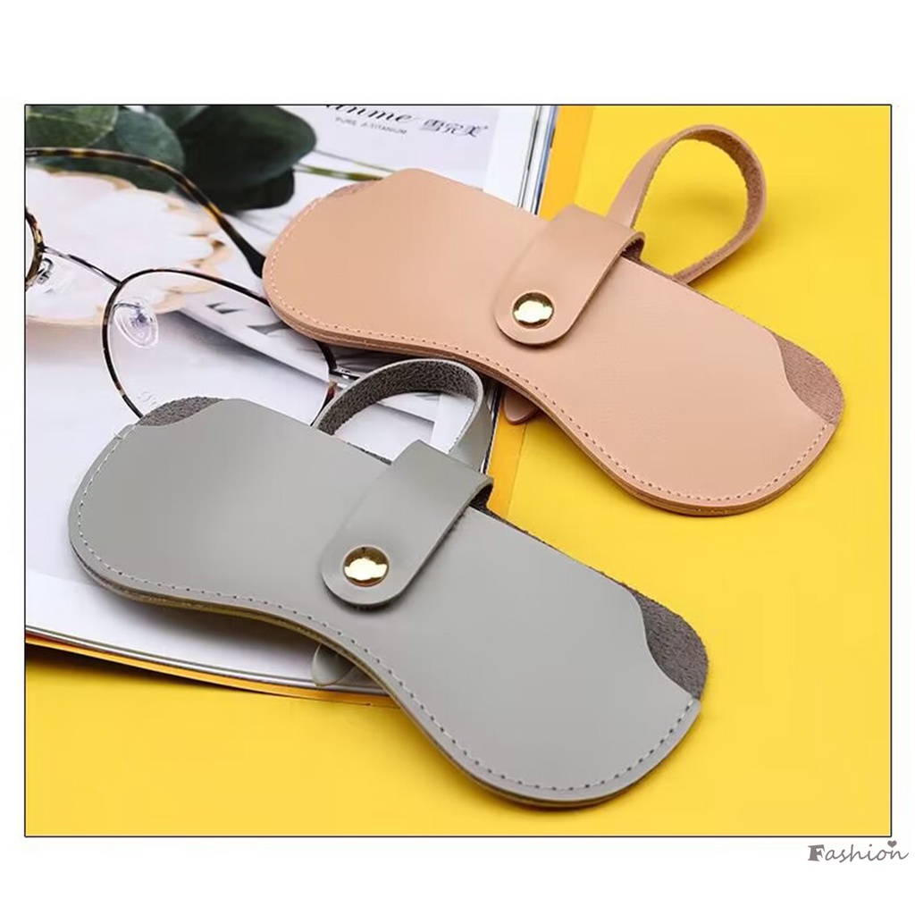 Túi Đựng Mắt Kính Hình Vỏ Sò Mềm Có Dây Treo Giá Đỡ