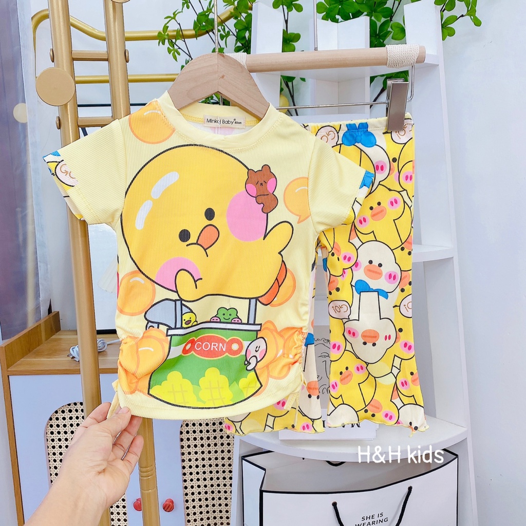 SET THUN TĂM LẠNH HÈ HOẠ TIẾT SIÊU XỊN CHO BÉ