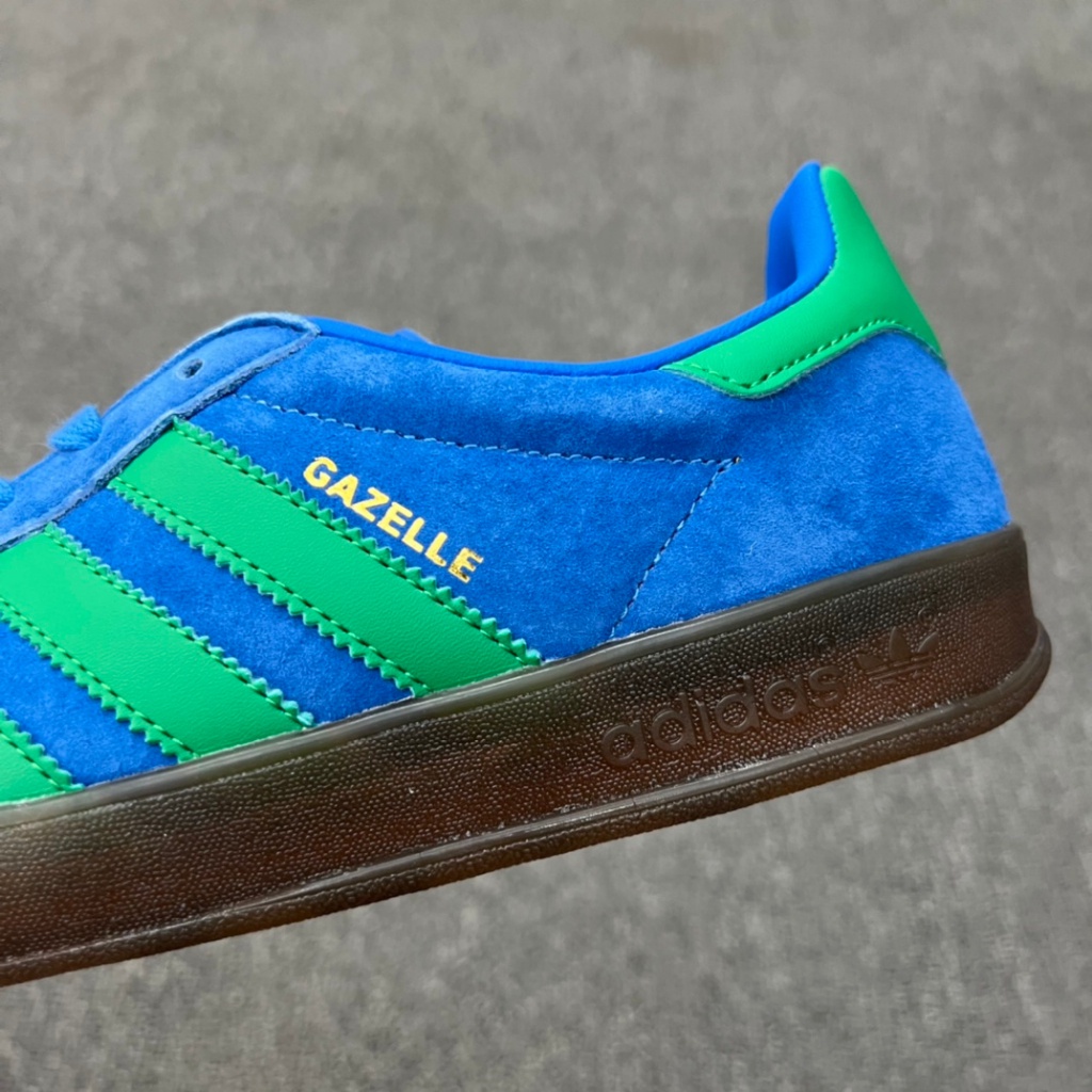 Nam nữ giày gazelle indoor low-top blue green casual sports sneakers