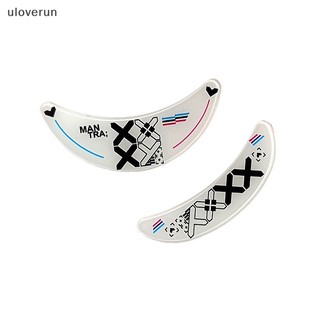 Uloverun glass mouse skates glide feet pads mouse feet sticker for vgn dragonfly f1 wireless gaming mouse rounded curved edges vn